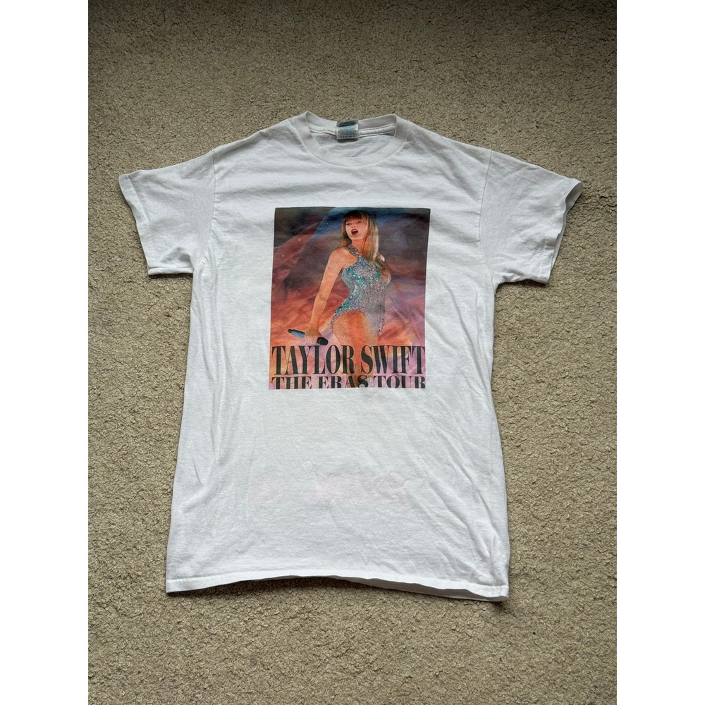 Taylor Swift The Eras Tour Among Us Graphic T-Shirt White Small Delta Pro Weight